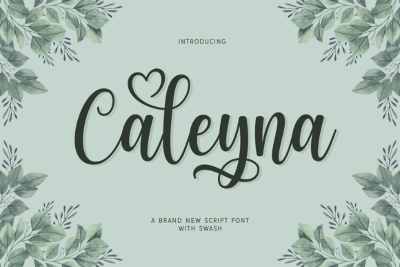 Bringing Elegance to Branding with the Caleyna Script Font