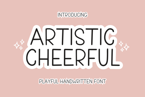 Bringing Warmth to Your Crafts with the Artistic Cheerful Font