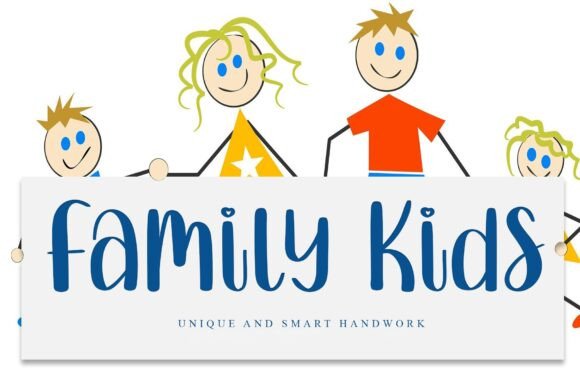 Crafting Character with the Family Kids Display Font