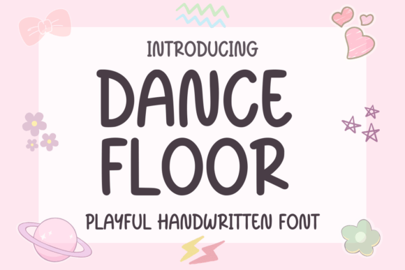 Dance Floor: The Playful Handwritten Font for Crafters and Makers