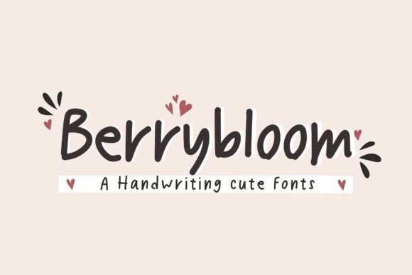 Discovering Berrybloom: A Designer's Exploration of a Charming Script Font