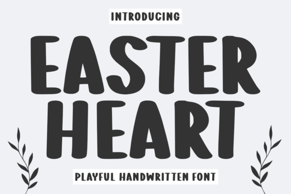 Easter Heart Font: A Playful Script for Welcoming Web Design
