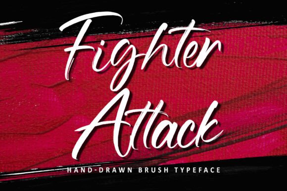 Fighter Attack: A Handwritten Brush Font Built for Campaign Impact