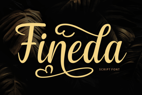Fineda: An Elegant Script Font for Graceful Branding