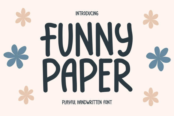 Funny Paper: A Handwritten Font for Digital Personality