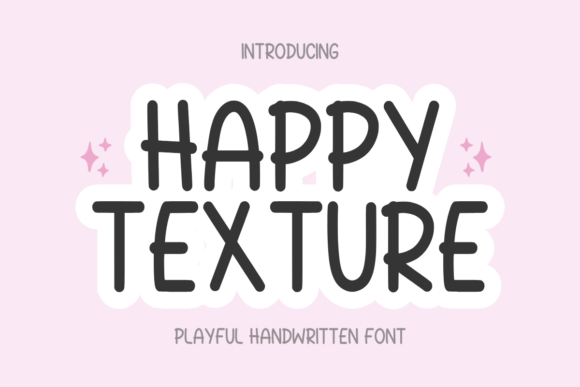 Happy Texture: A Playful Font Built for Marketing Campaigns
