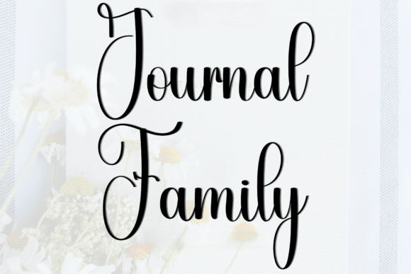 Journal Family: A Typeface Review for Festive Branding