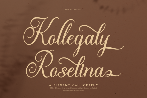 Kollegaly Rosalina: The Font That Makes Your Brand Feel Intentional