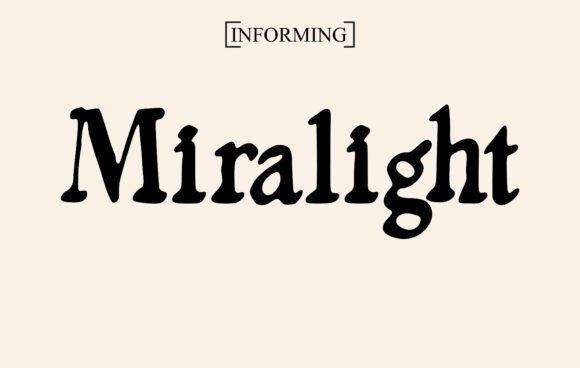 Miralight: A Modern Font Built for Clear Campaign Messaging
