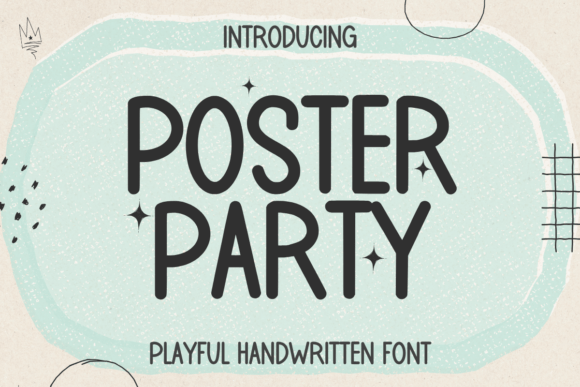 Poster Party: A Handwritten Font Designed for Creative Crafters