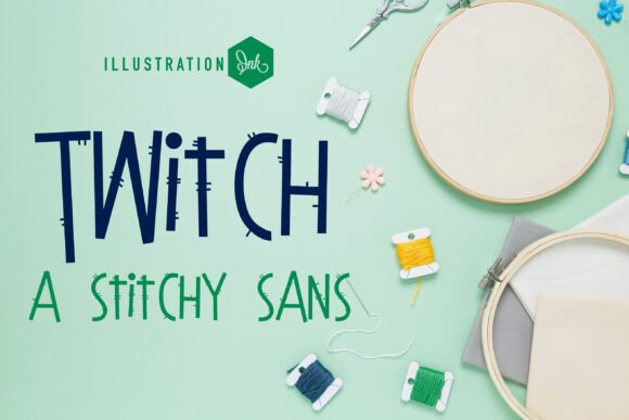 Twitch Font: A Whimsical Handwritten Display for Editorial Mood